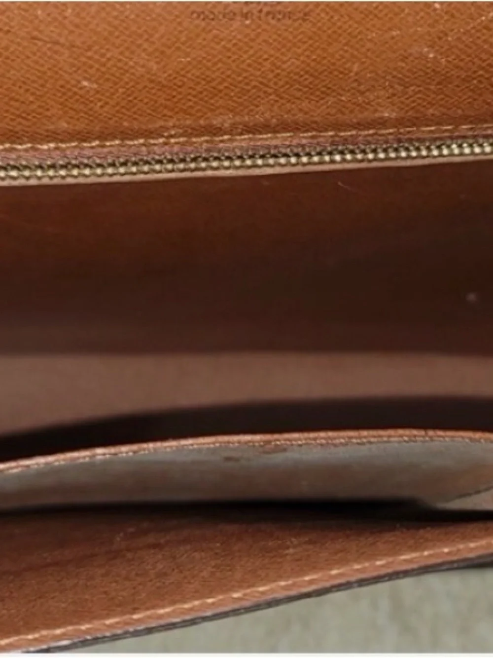 Louis Vuitton Monogram Canvas Briefcase in Brown and Tan with Gold Hardware